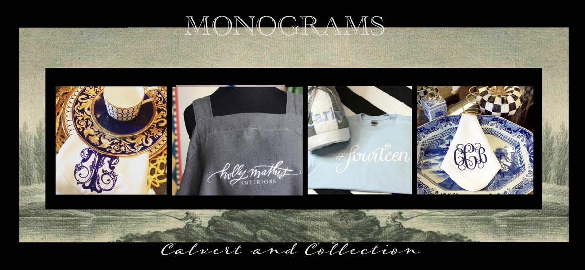 MONOGRAMED LOUIS BAG STRAP – Calvert & Collection