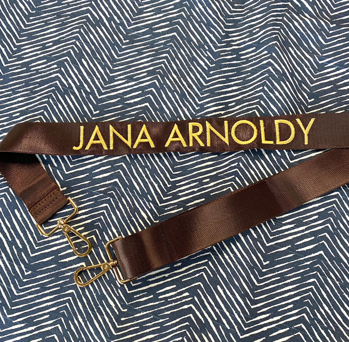 CUSTOMIZED MONOGRAMED PURSE STRAP
