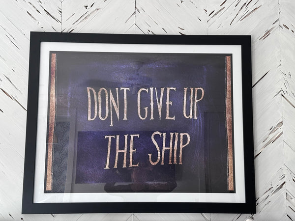 Nautical Flag: “Don’t Give Up the Ship”