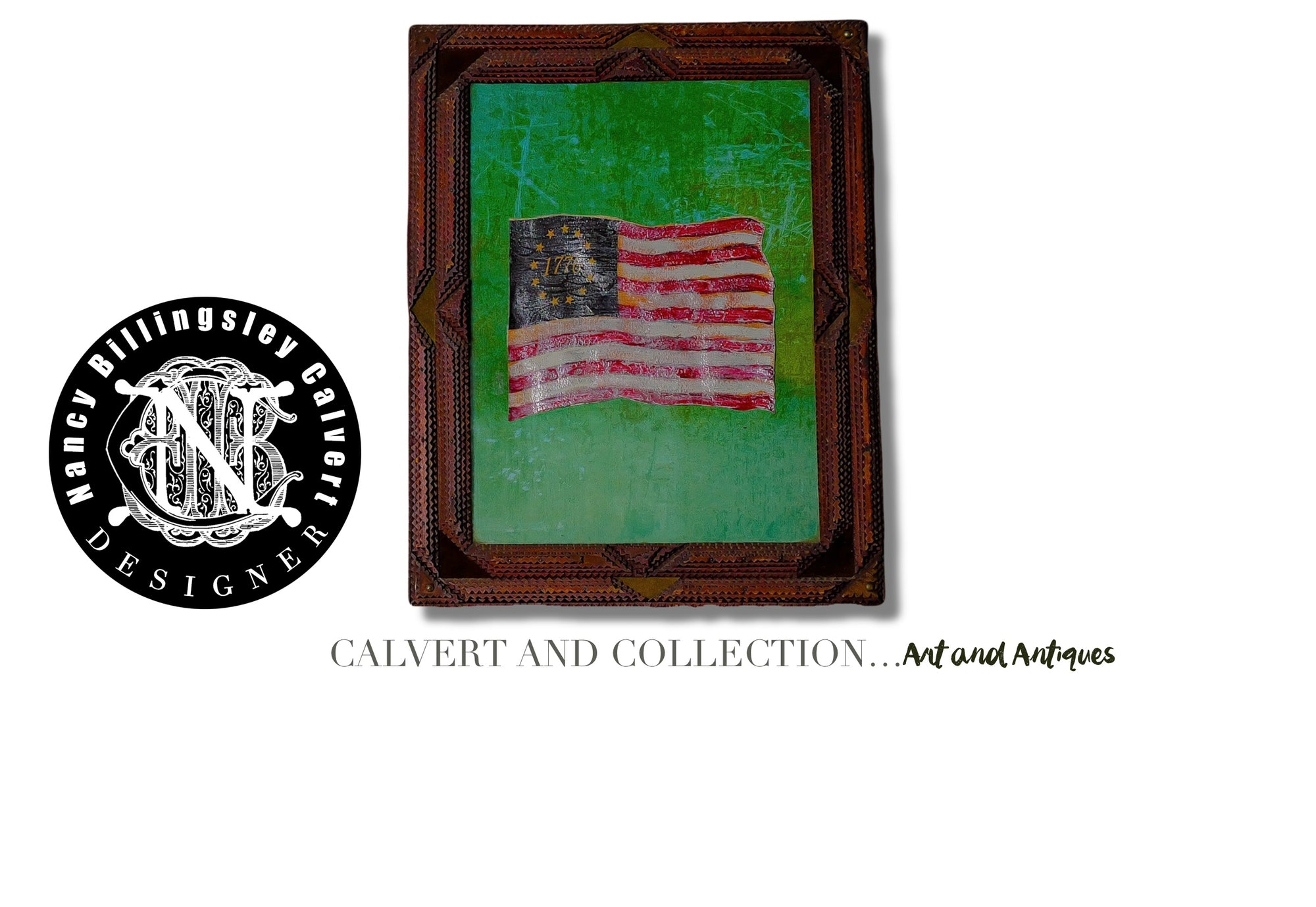 USA 1776 Mixed Media Americana Art