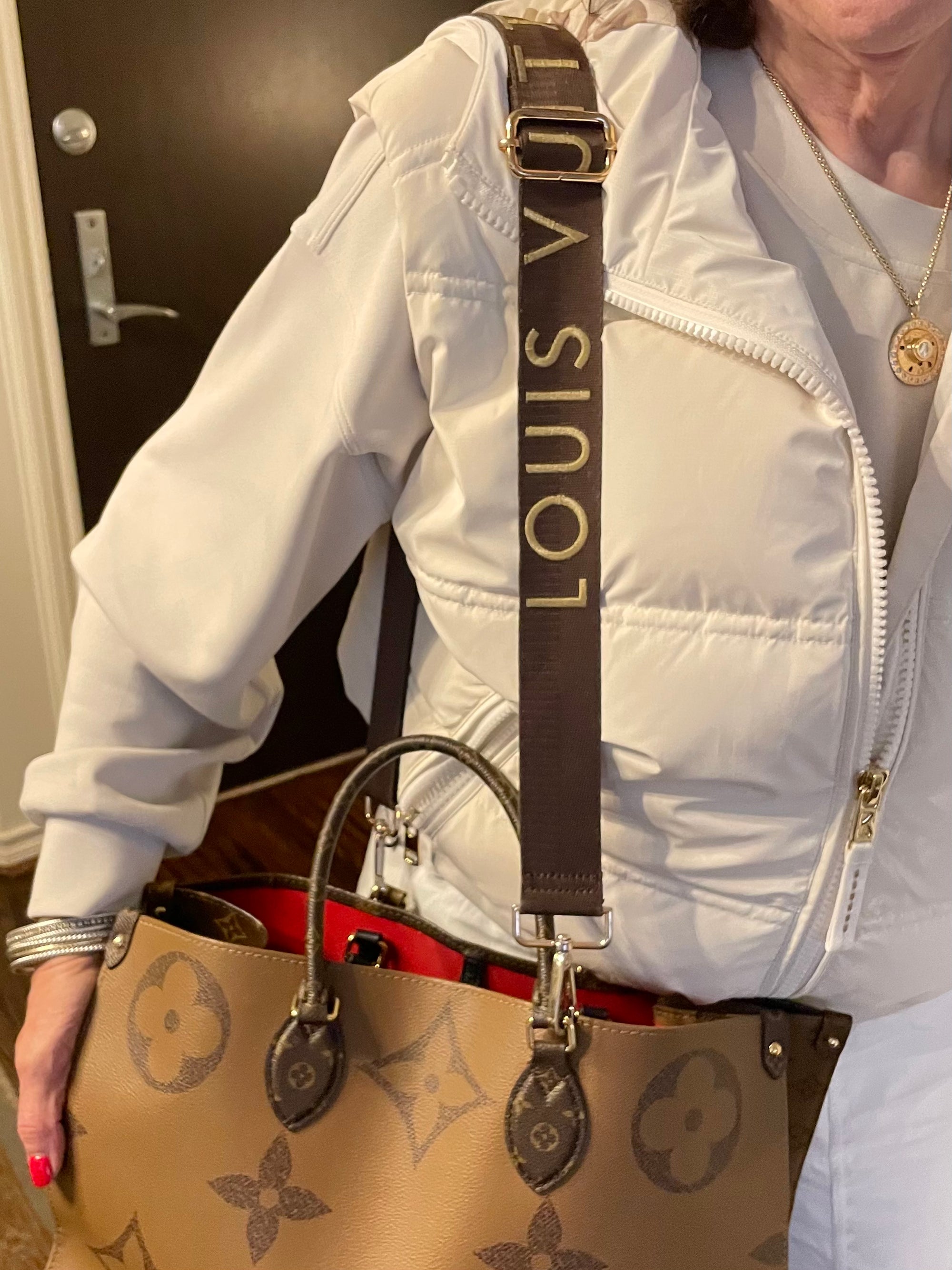 MONOGRAMED LOUIS BAG STRAP