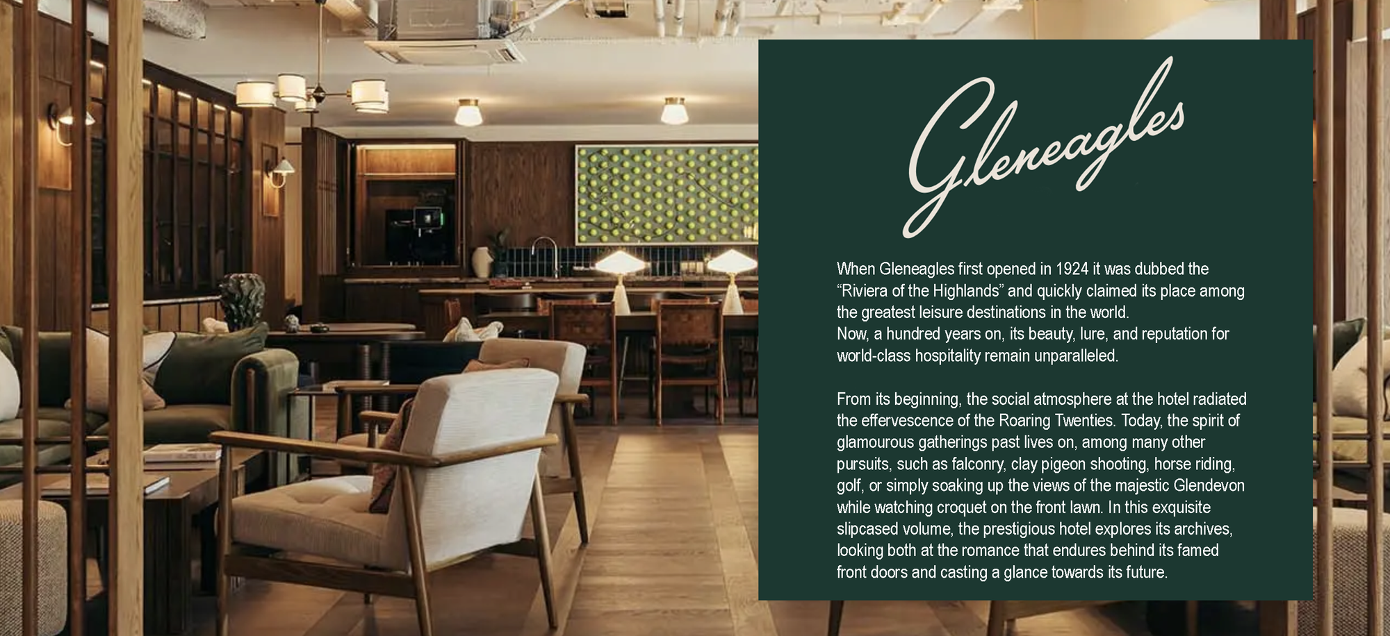 Books - Rizzoli Gleneagles: Stories from the Glorious Playground