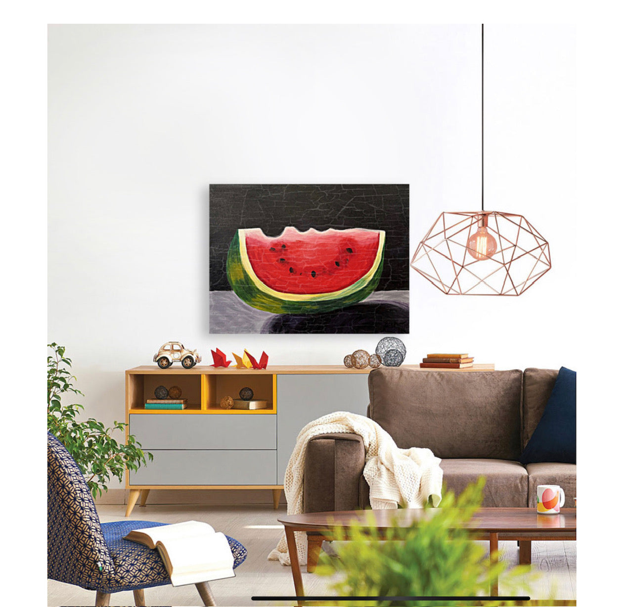 Watermelon Acrylic Art