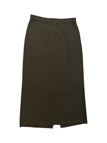 St. John Caviar Knit Skirt Black Size 10