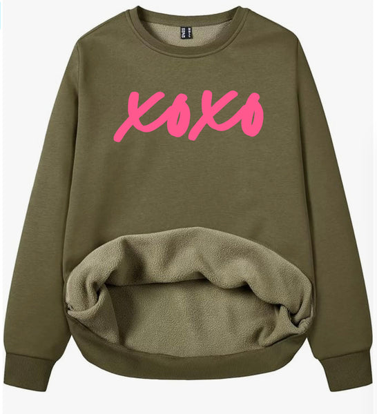 XOXO Puff Sweatshirt