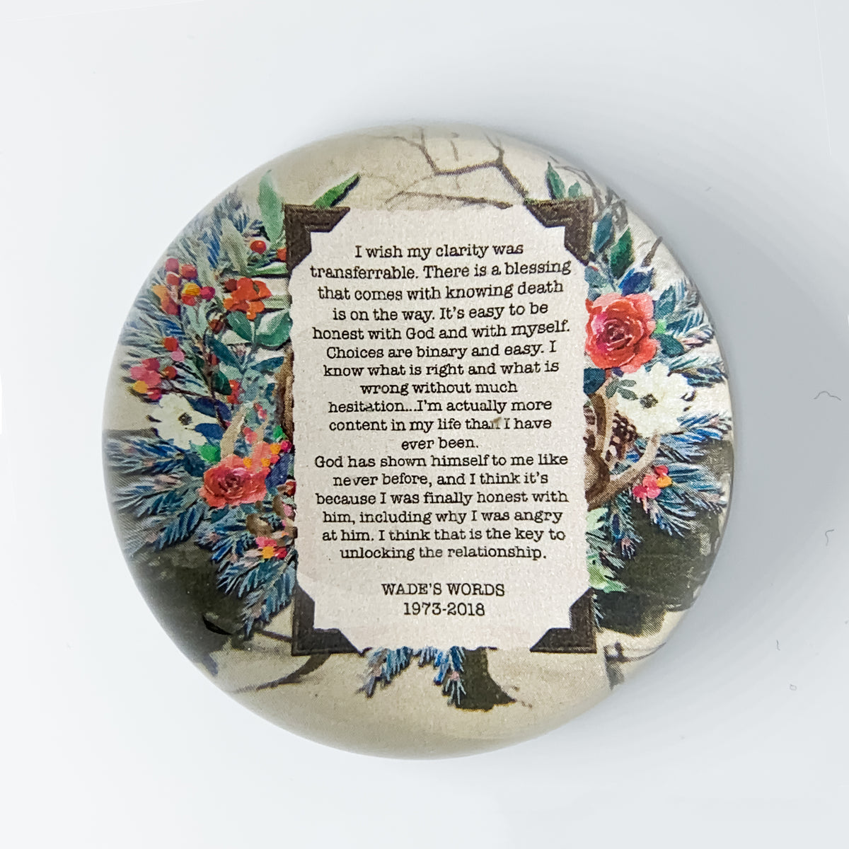 Paperweight: Wade’s Words