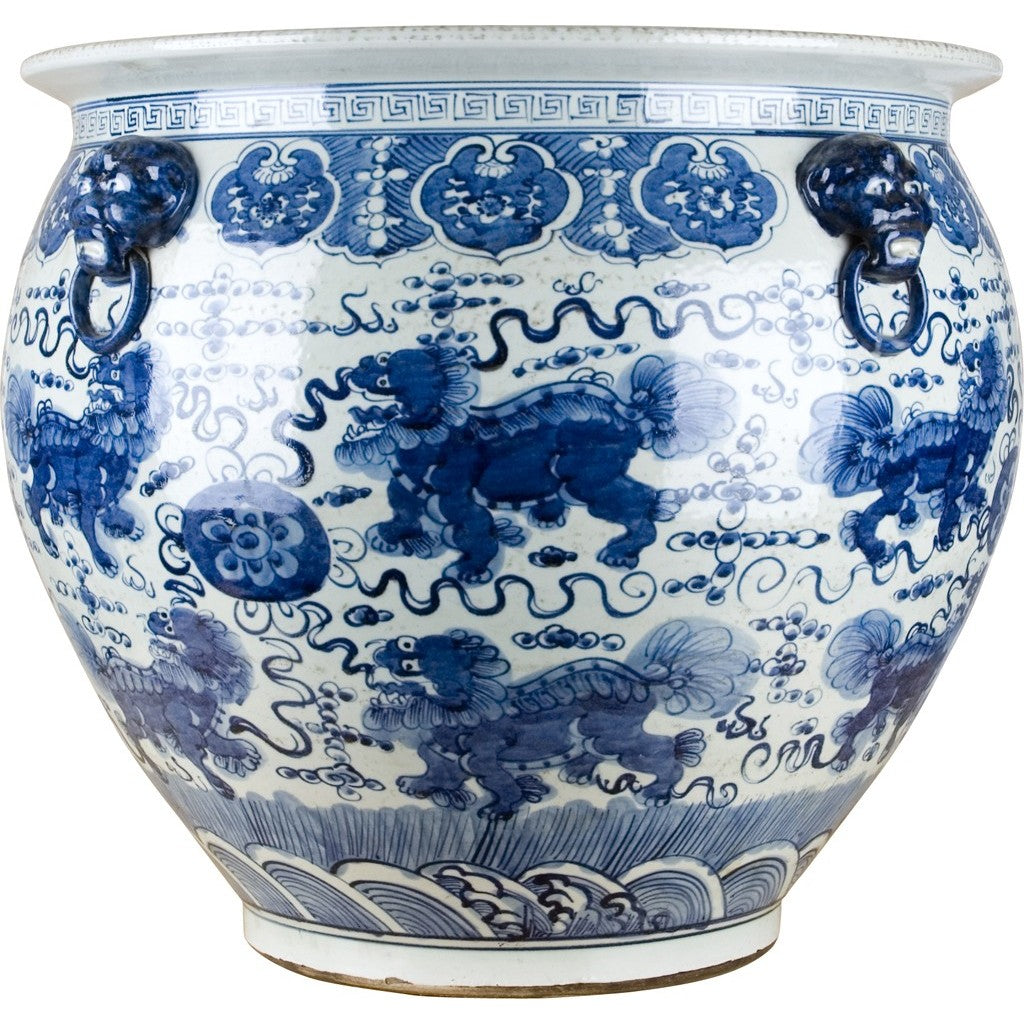 Classic Porcelain - Blue and White Fishbowl