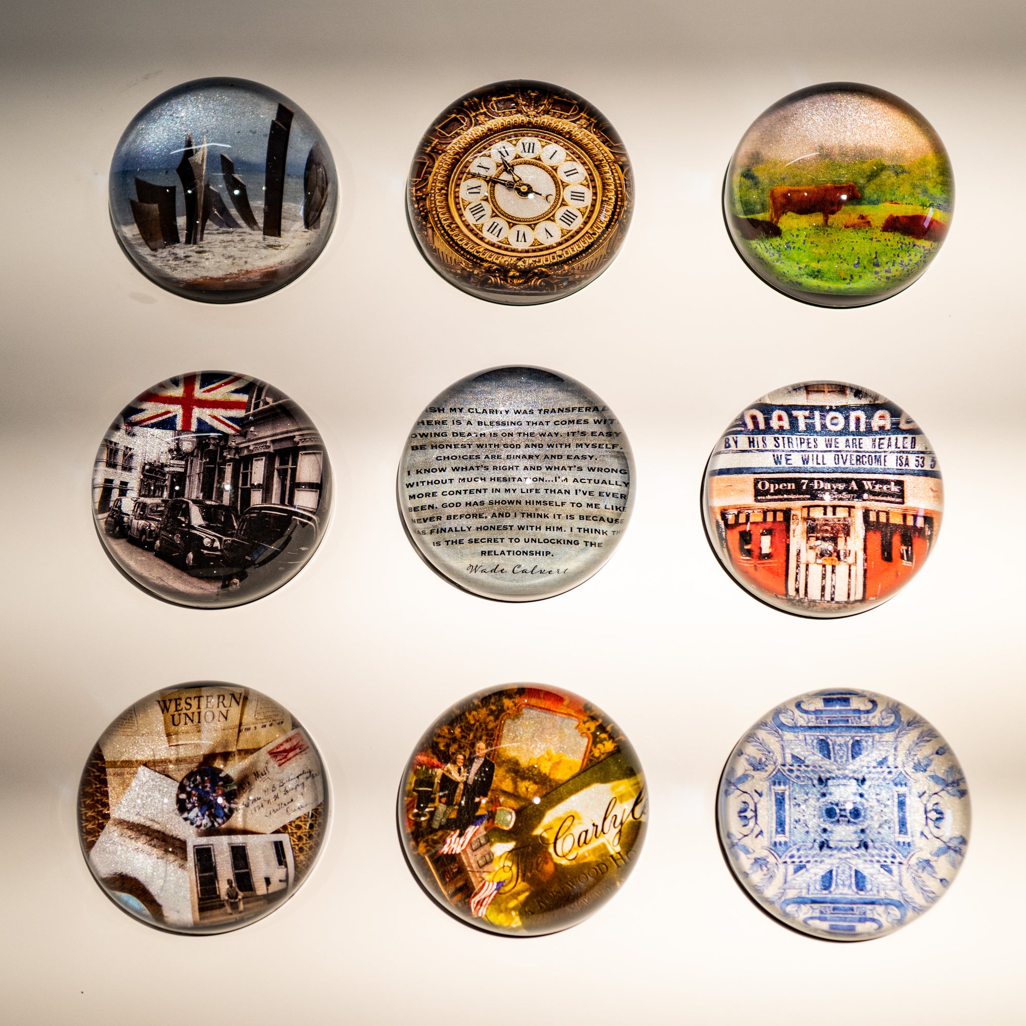 Paperweight: Blue and White Chinoiserie