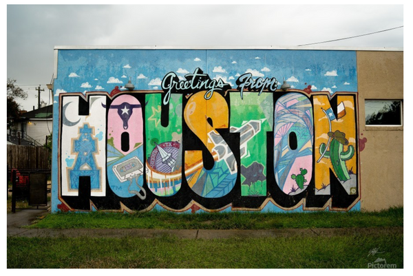 “Iconic Houston” by Jeffrey Chen : Greetings From Houston