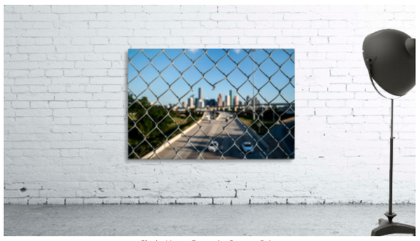 “Iconic Houston” by Jeffrey Chen : Chain Heart Fence